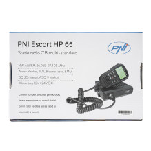 CB radio station PNI Escort HP 65 ASQ, multi-norm, RF Gain, ASQ, adjustable SQ, 12 - 24 V cigarette lighter socket inclu CB radio station PNI Escort HP 65 ASQ, multi-norm, RF Gain, ASQ, adjustable SQ, 12 - 24 V cigarette lighter socket inclu