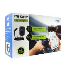 PNI KW22 32A 22KW charging station for electric cars 380V - 440V three-phase, Type 2 connector, display, card, BT, contr PNI KW22 32A 22KW charging station for electric cars 380V - 440V three-phase, Type 2 connector, display, card, BT, contr