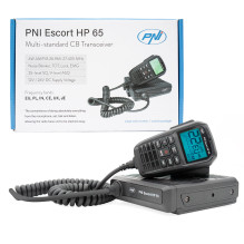 CB radio station PNI Escort HP 65 ASQ, multi-norm, RF Gain, ASQ, adjustable SQ, 12 - 24 V cigarette lighter socket inclu CB radio station PNI Escort HP 65 ASQ, multi-norm, RF Gain, ASQ, adjustable SQ, 12 - 24 V cigarette lighter socket inclu