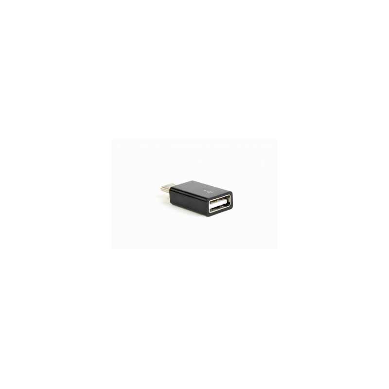 Gembird USB lizdas - USB C tipo kištukas, juodas