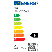 PNI SmartHome SM7RGBW LED lemputė 7W reguliuojamas RGBW apšvietimas, programuojamas WiFi, interneto valdymas, „Tuya Smar PNI SmartHome SM7RGBW LED lemputė 7W reguliuojamas RGBW apšvietimas, programuojamas WiFi, interneto valdymas, „Tuya Smar
