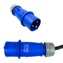 Nešiojamasis įkroviklis PNI KW7 32A, 7,4 kW elektromobiliams 230 V, vienfazis, 2 tipo jungtis, atsparus vandeniui