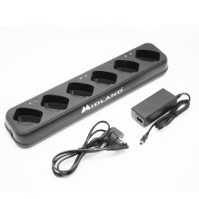 Midland Multiple Charger for 6 PMR Midland BR02 radio stations, 230V - 5V 3.5A Midland Multiple Charger for 6 PMR Midland BR02 radio stations, 230V - 5V 3.5A