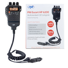 Portable CB radio station PNI Escort HP 62DE German version, multi standard, 4W, 12V, AM-FM, ASQ adjustable on 5 levels, Portable CB radio station PNI Escort HP 62DE German version, multi standard, 4W, 12V, AM-FM, ASQ adjustable on 5 levels,