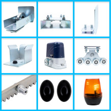 Complete automation kit PNI AP800C self-supporting gates, motor, wheels, photocells, remote control, lamp, 6 meters rack Complete automation kit PNI AP800C self-supporting gates, motor, wheels, photocells, remote control, lamp, 6 meters rack