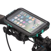 5,5 colio vandeniui atsparus dėklas „iPhone 6“, „6s“, „7PLUS“ su laikikliu ant vairo KIT236