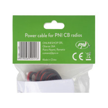 PNI saugos maitinimo kabelis ir jungtis CB PNI HP 6500, HP 7120 ir PNI HP 9500 radijo stotims, 3A apsauga PNI saugos maitinimo kabelis ir jungtis CB PNI HP 6500, HP 7120 ir PNI HP 9500 radijo stotims, 3A apsauga