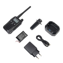 Portable radio station PNI PMR R45 PRO 446MHz, 0.5W, 32 programmable channels, 16 PMR and 38 CTCSS and 104 DCS tones, IP Portable radio station PNI PMR R45 PRO 446MHz, 0.5W, 32 programmable channels, 16 PMR and 38 CTCSS and 104 DCS tones, IP