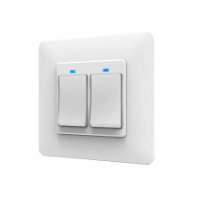 PNI SmartHome WS222 Dual Light Switch for Internet Light Control with Tuya Smart App, Amazon Alexa and Google Home compa