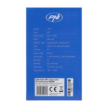 DAB radijo MP3 automobilio grotuvas PNI Clementine 8480BT 4x45w, 12/24V, 1 DIN, su SD, USB, AUX, RCA, „Bluetooth“ ir USB