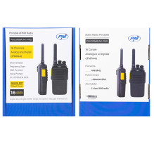 PNI DPMR R41 PRO portable radio station, 0.5W, dPMR446, 16 digital and analog channels, TOT, Scan, Monitor, programmable