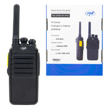 PNI DPMR R41 PRO portable radio station, 0.5W, dPMR446, 16 digital and analog channels, TOT, Scan, Monitor, programmable