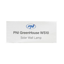 LED solar lamp PNI GreenHouse WS10, 100 LEDs, 600 lm, PIR angle 120 degrees, battery 1800 mAh, wall mounting LED solar lamp PNI GreenHouse WS10, 100 LEDs, 600 lm, PIR angle 120 degrees, battery 1800 mAh, wall mounting