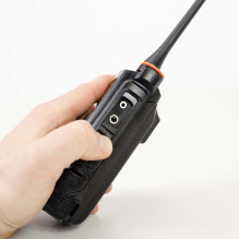 Portable VHF / UHF radio station PNI P16UV, 999 channels, dual band TX and 6 bands RX, VOX transmission, Scan, FM Radio,