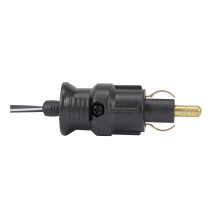 DIN adapter to EURO lighter socket PNI Lighter 01 with extension cable, 12V / 24V