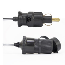 DIN adapter to EURO lighter socket PNI Lighter 01 with extension cable, 12V / 24V