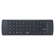 „AirFun One“ IR pelės klaviatūra ir mini QWERTY klaviatūra kompiuteriui, mini kompiuteriui ir medijos leistuvui