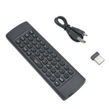 „AirFun One“ IR pelės klaviatūra ir mini QWERTY klaviatūra kompiuteriui, mini kompiuteriui ir medijos leistuvui
