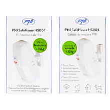 PIR PNH SafeHouse HS004 motion sensor, for wireless alarm systems, with animal immunity, adjustable sensitivity PIR PNH SafeHouse HS004 motion sensor, for wireless alarm systems, with animal immunity, adjustable sensitivity