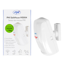 PIR PNH SafeHouse HS004 judesio jutiklis, skirtas belaidėms signalizacijos sistemoms, su atsparumu gyvūnams, reguliuojam PIR PNH SafeHouse HS004 judesio jutiklis, skirtas belaidėms signalizacijos sistemoms, su atsparumu gyvūnams, reguliuojam