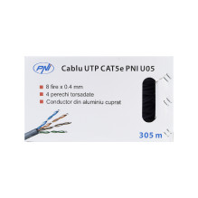 CAT5e UTP cable PNI U05 with 4 pairs for internet 1 Gigabit and surveillance systems Roll 305m CAT5e UTP cable PNI U05 with 4 pairs for internet 1 Gigabit and surveillance systems Roll 305m