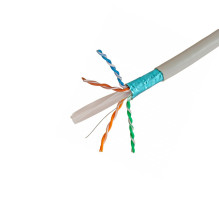 FTP cable CAT6 PNI F06 with 4 pairs for internet 1 Gigabit and surveillance systems Rola 305m FTP cable CAT6 PNI F06 with 4 pairs for internet 1 Gigabit and surveillance systems Rola 305m