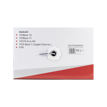 FTP cable CAT6 PNI F06 with 4 pairs for internet 1 Gigabit and surveillance systems Rola 305m FTP cable CAT6 PNI F06 with 4 pairs for internet 1 Gigabit and surveillance systems Rola 305m