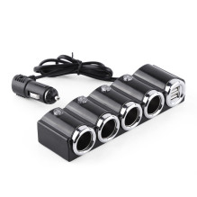 Automobilio žiebtuvėlio skirstytuvas PNI Lighter 04 12V / 24V 4 išėjimai, 2xUSB, LED indikatorius Automobilio žiebtuvėlio skirstytuvas PNI Lighter 04 12V / 24V 4 išėjimai, 2xUSB, LED indikatorius