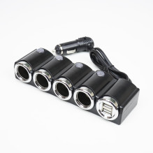 Car lighter splitter PNI Lighter 04 12V / 24V 4 outputs, 2xUSB, LED indicator Car lighter splitter PNI Lighter 04 12V / 24V 4 outputs, 2xUSB, LED indicator