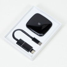 PNI CP200 USB-C belaidis konvertavimo modulis, 5V-1A, automobiliams su „Carplay“, „Android Auto“ iš gamyklos per laidą