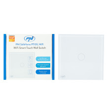 Išmanusis jungiklis su PNI SafeHome PT101L WiFi jutikliniu skydeliu, 10A, valdymas per „Tuya Smart“ programą, suderinama Išmanusis jungiklis su PNI SafeHome PT101L WiFi jutikliniu skydeliu, 10A, valdymas per „Tuya Smart“ programą, suderinama
