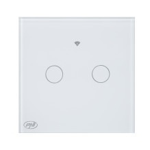 Išmanusis jungiklis su PNI SafeHome PT202L WiFi jutikliniu skydeliu, 10A, valdymas per „Tuya Smart“ programą, suderinama Išmanusis jungiklis su PNI SafeHome PT202L WiFi jutikliniu skydeliu, 10A, valdymas per „Tuya Smart“ programą, suderinama