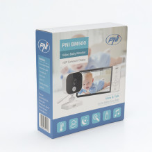 Video Baby Monitor PNI BM500 5 inch screen wireless 2.4 Ghz, temperature sensor, VOX, night vision Video Baby Monitor PNI BM500 5 inch screen wireless 2.4 Ghz, temperature sensor, VOX, night vision