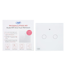 Smart switch with PNI SafeHome PT202L WiFi touch, 10A, control via Tuya Smart application, compatible with Alexa and Goo Smart switch with PNI SafeHome PT202L WiFi touch, 10A, control via Tuya Smart application, compatible with Alexa and Goo