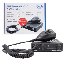 CB radijo stotis PNI Escort HP 2020, vieno kanalo, 22 dažnių, tik 27,225 MHz, FM, be triukšmo, tyliausia stotis CB radijo stotis PNI Escort HP 2020, vieno kanalo, 22 dažnių, tik 27,225 MHz, FM, be triukšmo, tyliausia stotis