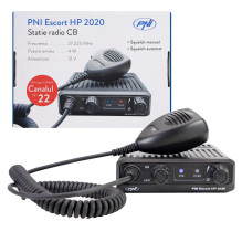 CB radijo stotis PNI Escort HP 2020, vieno kanalo, 22 dažnių, tik 27,225 MHz, FM, be triukšmo, tyliausia stotis CB radijo stotis PNI Escort HP 2020, vieno kanalo, 22 dažnių, tik 27,225 MHz, FM, be triukšmo, tyliausia stotis