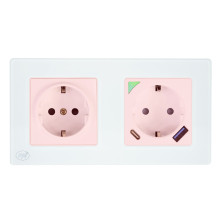 PNI WP2 glass double frame for PNI sockets PNI WP2 glass double frame for PNI sockets