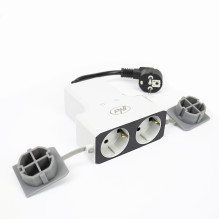 PNI SafeHome PT840S dual outdoor smart socket WiFi internet control, Tuya Smart mobile application, integration in scena