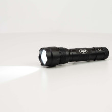 PNI Adventure FDW48 flashlight with LED, aluminum, 3000 mAh battery, with battery charger included, black