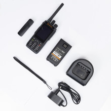 Portable UHF radio station PNI AP25, DMR, 500CH, 2450mAh, analog and digital mode, IP67