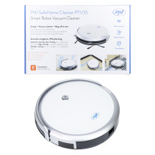Išmanus robotinis dulkių siurblys PNI SafeHome Cleaner PTV35 WiFi, 30W, valdymas ir programavimas iš specialios „Tuya Sm