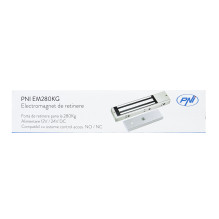 Holding electromagnet PNI EM280KG NO / NC / COM, closing force 280kg, power supply 12V 24V Holding electromagnet PNI EM280KG NO / NC / COM, closing force 280kg, power supply 12V 24V