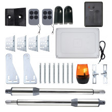 Package Swing gate automation kit PNI MAB300, 2 motors 40W, gate length 2 x 2.5m, 200kg and PNI SmartHome RG120 smart re