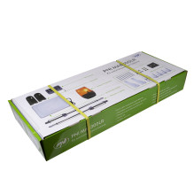 PNI MAB300LR swing gate automation kit, with 2 40W motors, remote controls and control panel, photocells and lamp, gate 