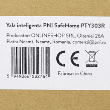 Smart Yala PNI SafeHome PTY303R, right, access with fingerprint, code, card, key, for a maximum of 300 users Smart Yala PNI SafeHome PTY303R, right, access with fingerprint, code, card, key, for a maximum of 300 users