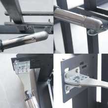 PNI MAB300LR varstomų vartų automatikos komplektas su 2 40 W varikliais, nuotolinio valdymo pulteliais ir valdymo pultu,