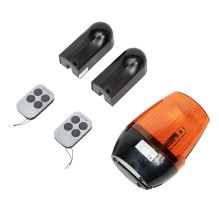 PNI MAB300LR swing gate automation kit, with 2 40W motors, remote controls and control panel, photocells and lamp, gate 