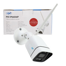 PNI IP660MP 3Mpx belaidė vaizdo stebėjimo kamera su lauko ir vidaus IP ryšiu, skirta tik „WiFi630“ rinkiniui