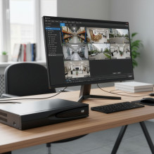 PNI House IP816 NVR su 16 IP 5MP kanalų arba 10 8MP 4K kanalų