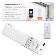 Smart curtain motor, curtains PNI SafeHome PKT923, WiFi, with remote control included, controlled with the Tuya Smart ap Smart curtain motor, curtains PNI SafeHome PKT923, WiFi, with remote control included, controlled with the Tuya Smart ap